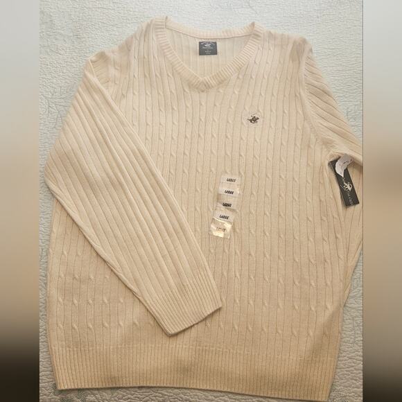 Polo by Ralph Lauren Men's V-Neck Sweater - Picture 2 of 2